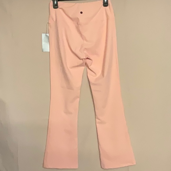 Electric Yoga Flare Leggings, Size M Color Pink - Picture 3 of 6